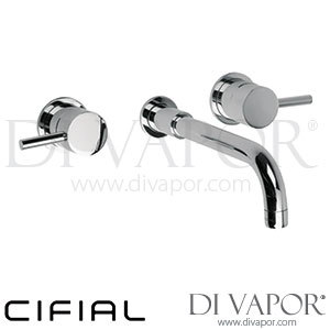Cifial 31110TH.U Technovation 465 3 Hole Wall Basin Mixer Tap Spare Parts